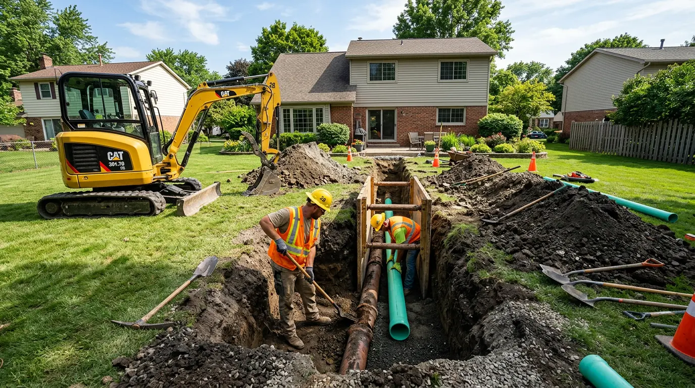 Sewer Line Replacement in Peculiar, MO